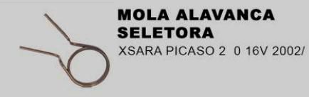 Kit Reparo Alavanca Câmbio/Mola Alavanca Seletora - Xsara Picasso 2.0 16v após 2002...