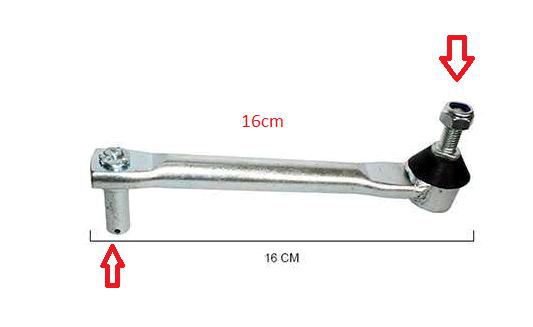 Haste Tirante Ligação Câmbio 16cm - Elba 1.3/1.5 8v 1986 a 1994