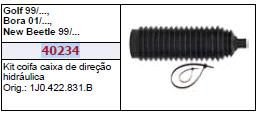 Coifa Caixa Direção Hidráulica - Golf 1.6/1.8/2.0 8v/16v 1999 a 2013