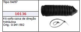 Coifa Caixa Direção Hidráulica - Tipo 1.6 8v 1993 a 1997
