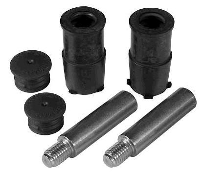 Kit Reparo Bucha do Pino Guia Pinça Freio Dianteiro - Fiesta 1.6 8v - Zetec 2004 a 2013