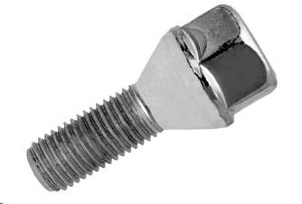 Parafuso Roda - Cromado 19mm - 12x1,25 Curto - Apollo