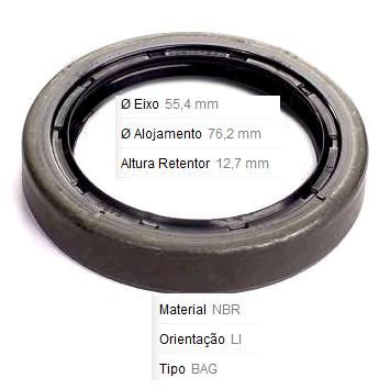 Retentor Roda Dianteira - S10 2.8 12v 2000 a 2012