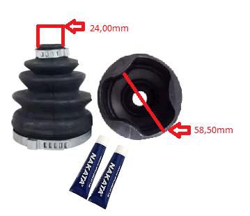 Kit Coifa Homocinética Câmbio - Tripoide - Spin 1.8 8v 2012 a 2018