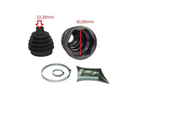 Kit Coifa Homocinética Câmbio - Tripoide - Civic Sedan 1.7 16v 2000 a 2006