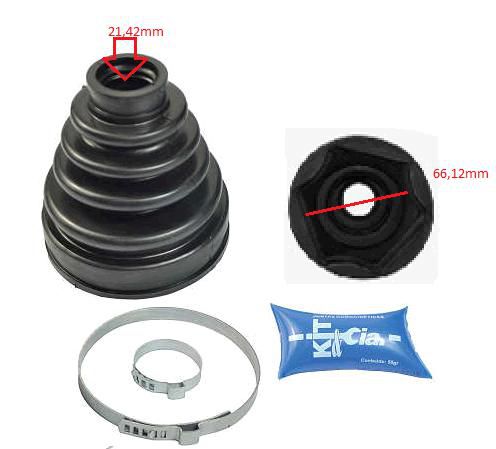 Kit Coifa Homocinética Câmbio - Tripoide - Focus 2.0 16v 2010 a 2013