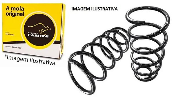 Par Mola Suspensão Traseira - Brava 1.6/1.8 16v 1999 a 2003