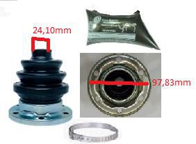 Kit Coifa Homocinética Câmbio - Quantum 1.8/2.0 8v 1993 a 2002