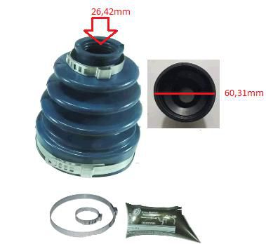 Kit Coifa Homocinética Câmbio - Amarok 2.0 16v 2011 a 2020