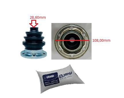 Kit Coifa Homocinética Câmbio - Amarok 2.0 16v 2011 a 2020