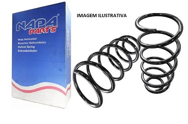 Par Mola Suspensão Dianteira - Saveiro G5 1.6 8v/16v após 2008...