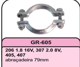Abraçadeira Escapamento - 79mm - Peugeot 206 1.8 16v