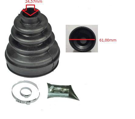 Kit Coifa Homocinética Câmbio - Santana 1.8/2.0 8v 1984 a 1992