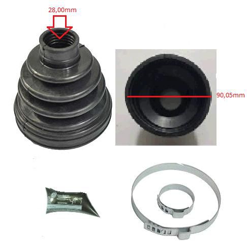 Kit Coifa Homocinética Câmbio - Hilux SW 3.0 Turbo Diesel - 2005 a 2016
