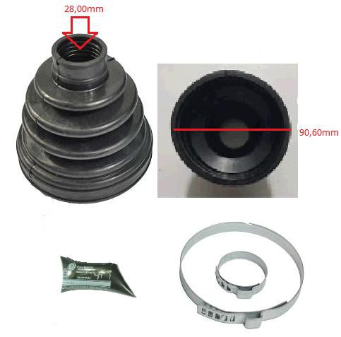 Kit Coifa Homocinética Câmbio - Hilux SW 3.0 Turbo Diesel - 2005 a 2016