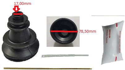 Kit Coifa Homocinética Câmbio - Del Rey 1.6 8v 1971 a 1989