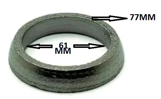 Anel/Gaxeta Escapmento - Dianteiro Corolla e Corolla Fielder 1.8 16v 2002 a 2008 - 59,5mm*