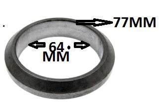 Anel/Gaxeta Escapamento - C10 4.1 12v - 4.3 12v - 6 Cilindro 1964 a 1989