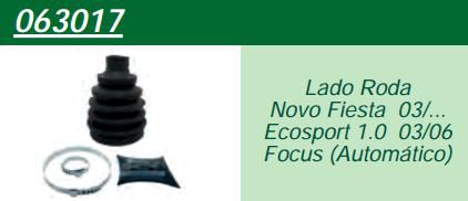 Kit Coifa Homocinética Roda - KA 1.0 12v - 1.5 16v após 2015...