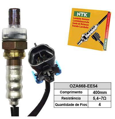Sonda Lambda - NTK - Onix 1.0/1.4 8v 2013 a 2015