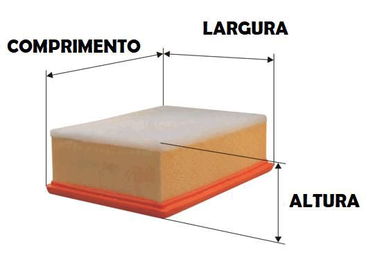 Filtro Ar Motor - Xsara Picasso 1.6 16v 1999 a 2005