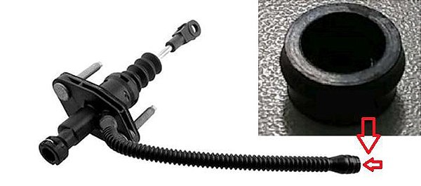 Retentor Flexivel Cilindro Pedal Embreagem - Golf 1.6/1.8/2.0 8v após 1998...