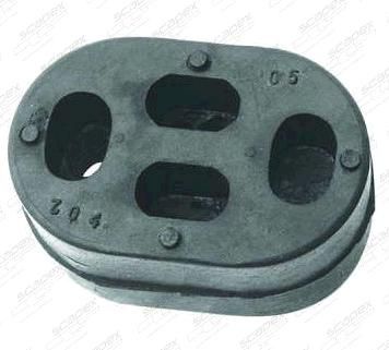 Coxim Escapamento - Central - Escort Hobby 1.0/1.6 8v 1993 a 1996