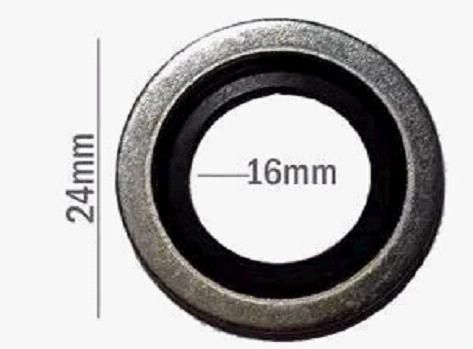 Anel/Arruela Bujão Carter Óleo Motor - Hoggar 1.6 16v 2010 a 2014