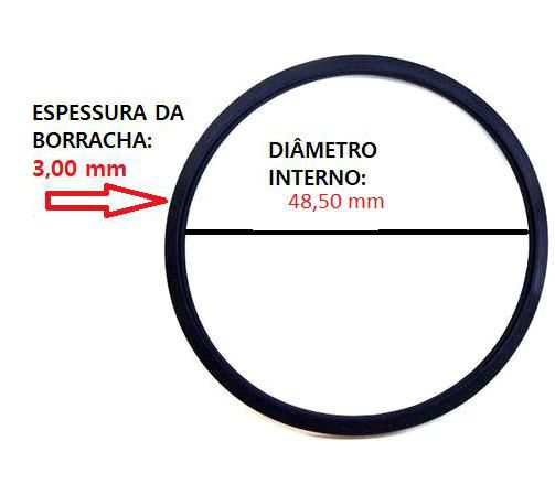 Anel Oring Milimétrico - 48,5,00mm x 3,00mm - Universal