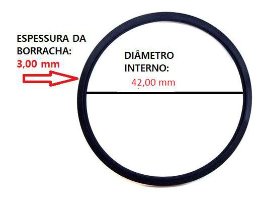 Anel Oring Milimétrico - 42,00mm x 3,00mm - Universal
