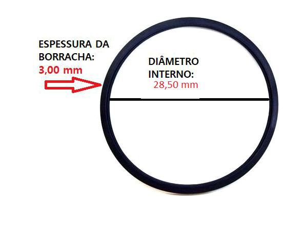 Anel Oring Milimétrico - 28,50mm x 3,00mm - Universal