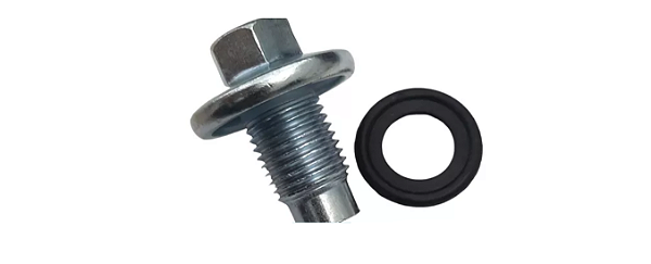 Bujão Carter Óleo Motor Com Anel - Escort Zetec 1.8/2.0 8v/16v 1997 a 2003