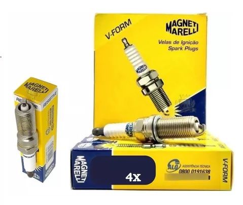 Jogo 4 Velas Ignição - Grand Livina 1.8 16v 2009 a 2014 - Flex