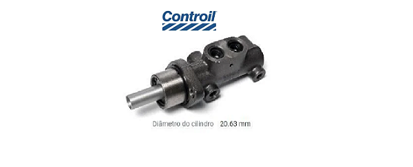 Cilindro Mestre de Freios - Peugeot 306 1.6 8v 1993 a 1997 - S/ABS - Sistema ATE