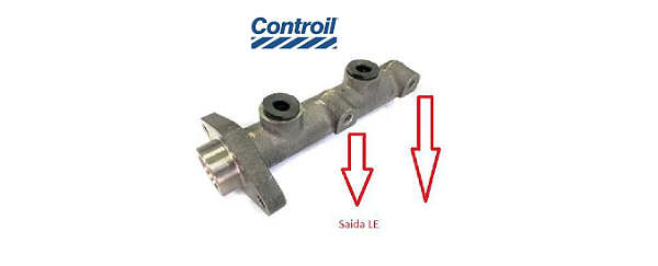 Cilindro Mestre de Freios - Saida LE - Blazer 4.3 v6 1999 a 2003- C/ABS Nas 4 Rodas