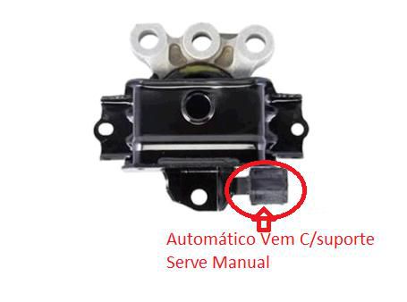 Coxim Motor Dianteiro LD - Onix 1.0/1.4 8v 2012 a 2016 - Automático / Manual - Sampel