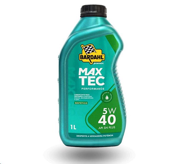Litro Óleo Motor 5w40 - 502 - (100% Sintético) - Bardahl - Litro - Alcool/Gasolina/Flex