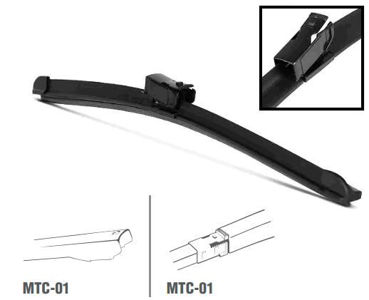 Palheta Traseira 12" - Sandero 1.0 12v - 1.6/2.0 16v após 2016... - Conexão TL7