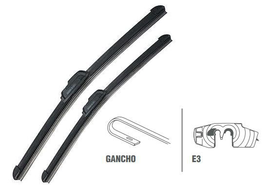 Palheta Dianteira 26" - Transit 2.4 8v 2009 a 2011 - Lado Motorista - Conexão G