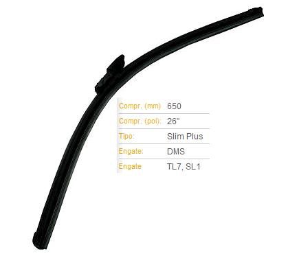 Palheta Dianteira 26" - 207 SW 1.4/1.6 8v/16v 2008 a 2012 - Lado Motorista