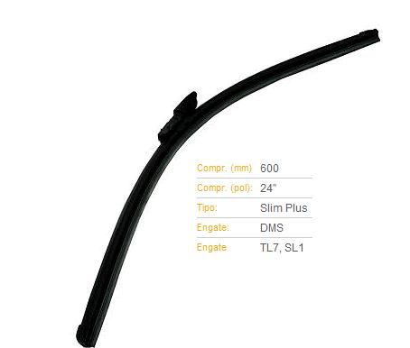 Palheta Dianteira 24" - Palio 1.0/1.4 8v - 1.6/1.8 16v 2012 a 2017 - Lado Motorista