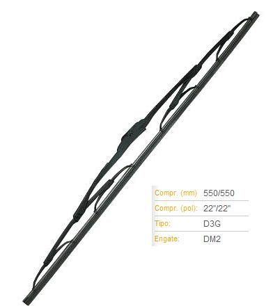 Par Palheta Dianteira 22"/22" - Partner 1.6 16v 1996 a 2010 - Lado Motorista / Passageiro - Conexão G