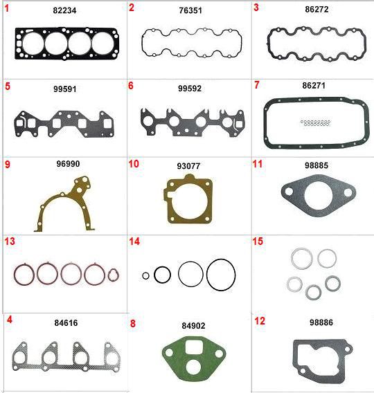 Jogo Junta Motor Completo - Kadett 1.8 8v 1995 a 1997