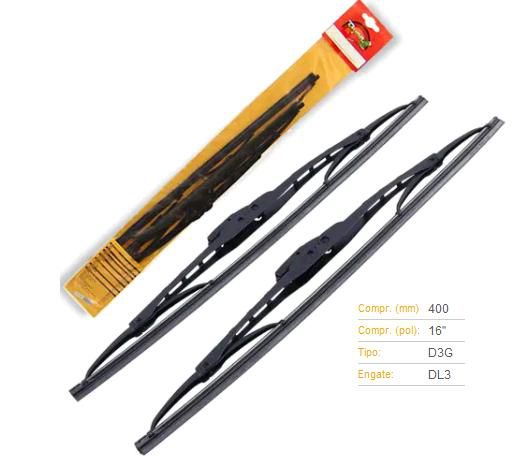 Par Palheta  Dianteira 16"/16" - Corcel 1.3/1.4/1.6 8v 1969 a 1986 - Lado Motorista / Passageiro