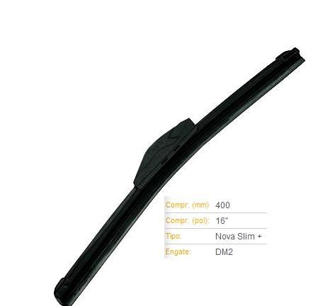 Palheta Dianteira 16" - Gol G6 1.0/1.6 8v - 1.6 16v 2012 a 2016 - Lado Passageiro - Conexão G