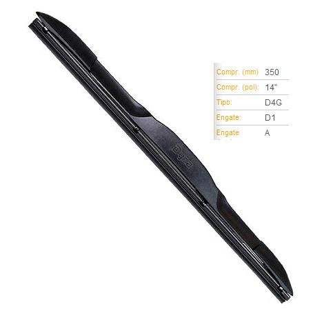 Palheta Dianteira 14" - Hibrida - Suzuki S-Cross 1.4 16v 2015 a 2021 - Gancho - Lado Passageiro