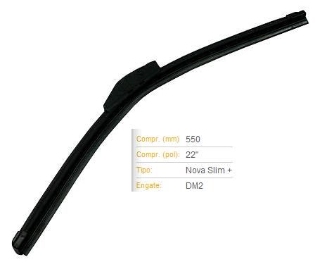 Palheta Dianteira 22" Gancho - Partner 1.6 16v após 2002... - Lado Motorista e Passageiro