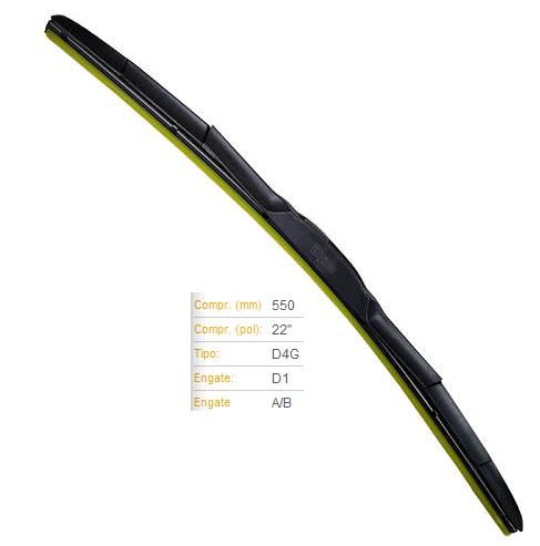 Palheta Dianteira 22"- Hibrida - Ecosport 1.5/2.0 12v/16v após 2017... - Lado Motorista Gancho