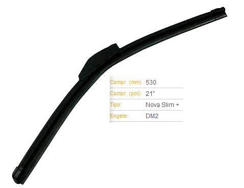 Palheta Dianteira 21" - Hilux e SW4 2.5/2.7/3.0 16v - 4.0 24v 2005 a 2015 - Lado Motorista Conexão G