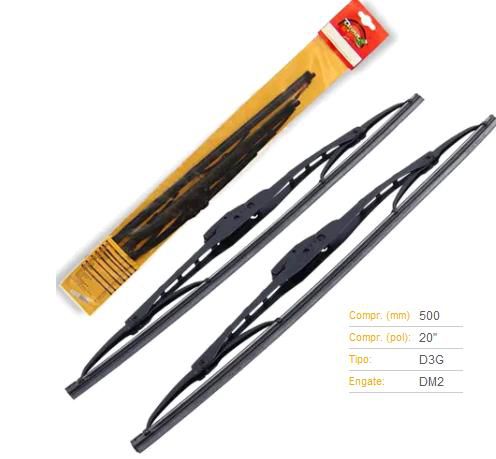 Par Palheta  Dianteira 20"/20" - Duster e Oroch 1.6/2.0 16v 2012 a 2020 - Lado Motorista / Passageiro - Conexão G